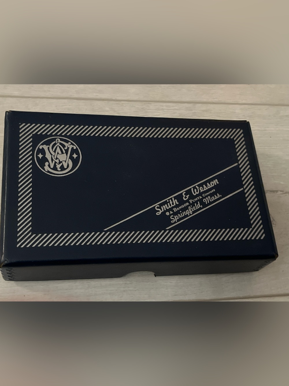 Smith & Wesson Navy Blue Eyewear/Accessory Case vintage 1860’s
